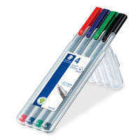 triplus® fineliner 334 Dreikantiger Fineliner STAEDTLER Box mit 4 sortierten Farben