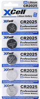 Marken CR2025 Lithium 3V Knopfbatterie 5-Sparset