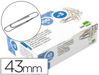 Clips Liderpapel N. 3 Labiados 43 mm Caja de 100 Unidades