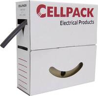 CellPack 127118 Zsugorcső ragasztó nélkül Fekete 9 mm 3 mm Zsugorodási arány:3:1 10 m