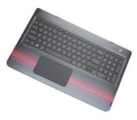 Top Cover & Keyboard (Spain) 862650-071, Housing base + keyboard, Spanish, HP, Pavilion x360 15-bk Einbau Tastatur