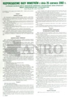 Rozp. RM z 25 czerwca 2002r. w sprawie szczegółowych warunków zawierania i wykonywania umów sprzedaży...