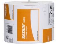 KATRIN BASIC Systeem Toiletpapier, 1 laag, 918 vel, 115 m, Wit (doos 36 x 918 vel)