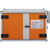 Armario de seguridad para carga de baterías PREMIUM, sin pies, 520 mm, 230 V, naranja/gris.