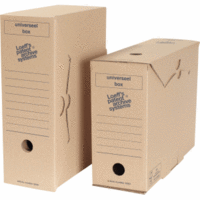 Archivschachtel Universal Box 3020 26,4x11,4x33,6cm Wellpappe braun VE=25 Stück