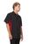 Chef Works Unisex Contrast Shirt in Black & Red - Polycotton with Pocket - XL