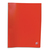 PERGAMY Protège-documents en polypropylène 100 vues Rouge, couverture 3/10e, pochettes 6/100e