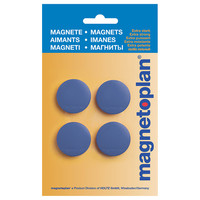 Magnet Discofix Standard auf Blisterkarte, Farbe dunkelblau