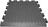 Anti-Ermüdungsfliese Deckplate Connect Eckstück B50xL50 cm schwarz
