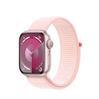 Apple Watch Series 9 GPS 41mm rózsaszín alumíniumtok, világos rózsaszín sport Loop (MR953)