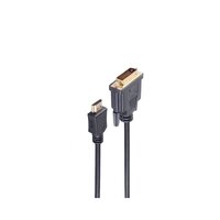shiverpeaks-BASIC-S--HDMI Stecker auf DVI-D (18+1) Stecker, vergoldete Kontakte, 2x Ferrit, 5,0m