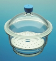 Exsikkatoren Borosilikatglas 3.3 mit Kunststoffknopfdeckel