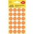 Avery Zweckform színes címke, Ø 18 mm, narancssárga, 96 címke/csomag