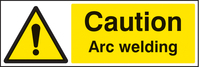 SPARTEX 24212G CAUTION ARC WELDING (300X100MM) 2 SELF ADHESIVE VINYL