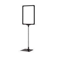 Tabletop Display / Pavement Sign / Poster Stand "A Series" | black similar to RAL 9005 black / black A5