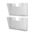 Wall-Mounted Leaflet Holder / Leaflet Hanger / Multi-Section Leaflet Holder / 4-Section Leaflet Holder "Multi"