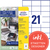 Etiketten, Home Office, Kleinpackung, A4 mit ultragrip, Adressaufkleber, 70 x 41 mm, 10 Bogen/210 Etiketten, weiß