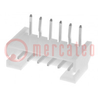 Tomacorriente; conducto-placa; macho; PH; 2mm; PIN: 6; THT; 100V; 2A