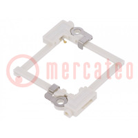Connector: LED holder; push-in; Features: one-piece