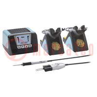 Soldering station; Station power: 150W; 100÷450°C; ESD; Ch: 2; WT