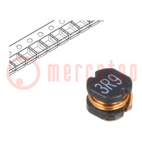 Smoorspoel: draadgewonden; SMD; 3,9uH; 70mΩ; -40÷125°C; ±20%; 2A