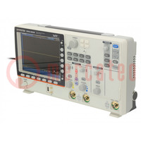 Oscilloscope: digital; Ch: 2; 500MHz; 25kpts/ch; LCD 8"; GDS-3000