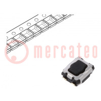 Microswitch TACT; SPST; Pos: 2; SMT; none; 1N; 2.9x3.5x1.4mm; 1.7mm