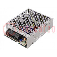 Power supply: switching; for building in,modular; 75W; 5VDC; 12A