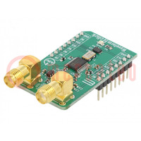 Click board; placa prototipo; Comp: AD9834,ADM8829,THS4551