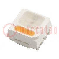 LED; SMD; 3735; RGBW; 3.7x3.5x1.8mm; 120°; 30mA; Front: flat