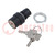 Switch: rotary with key; 22mm; Stabl.pos: 1; none; IP65; prominent