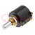 Potentiometer: axial; multiturn; 10kΩ; 2W; ±3%; 6,35mm; linear; IP50