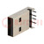 Stecker; USB A; auf PCB; THT; PIN: 4; 90°-Winkel; USB 2.0