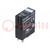 Relay: solid state; Ucntrl: 18÷32VDC; 5A; 24÷280VAC; socket
