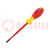 Screwdriver; insulated,slim; Torx® with protection; T27H; 1kVAC