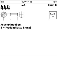 Augenschraube DIN 444 FormB BM 6x 50 4.6