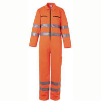 Warnschutzbekleidung Overall uni, Farbe: orange, Gr. 24-29, 42-64, 90-110 Version: 24 - Größe 24