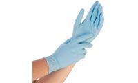 HYGOSTAR Nitril-Handschuh CONTROL, M, blau, gepudert (6495795)