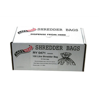 SWRAP 100L Shrddr Bags Pk50 RY0471