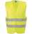 James & Nicholson Leicht zu bedruckende Sicherheitsweste in Einheitsgröße JN815 Gr. one size fluorescent-yellow