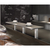 Anwendungsbild zu Mensola bar Capri legno diritta 50 x 50 mm, alt. 170 mm, allum. eff. inox