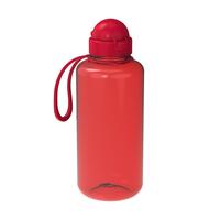 Artikelbild Trinkflasche "Junior", 1,0 l, inkl. Strap, transparent-rot/standard-rot