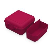 Artikelbild Lunch box "Cube" deluxe, with compartment divider, berry