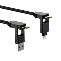 ROLLING SQUARE INCHARGE X MAX CÂBLE USB 1,5 M USB C MICRO-USB A NOIR (XMAX01R) RS9851