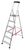 Hailo 8846-011 Escalera de tijera profesional Alu PRO (6 peldaños)