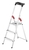 Hailo 5_8503-001 Escalera de tijera de aluminio L60 EasyClix FR de 3 peldaños