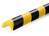 DURABLE Rohrschutzprofil P30, gelb/schwarz, selbstklebend, 50 x 25 mm, Länge 1 m
