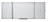 Whiteboard Emaille klappbar, magnetisch, Aluminiumrahmen, 1200 x 900 mm, weiß