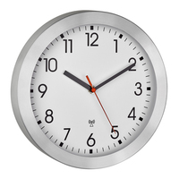 TFA-Dostmann 60.3546.02 wall/table clock Fali Quartz clock Kör Alumínium, Fehér