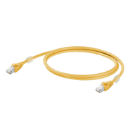 Weidmüller IE-C6FP8LY0003M40M40-Y Netzwerkkabel Gelb 0,3 m Cat6a S/FTP (S-STP)